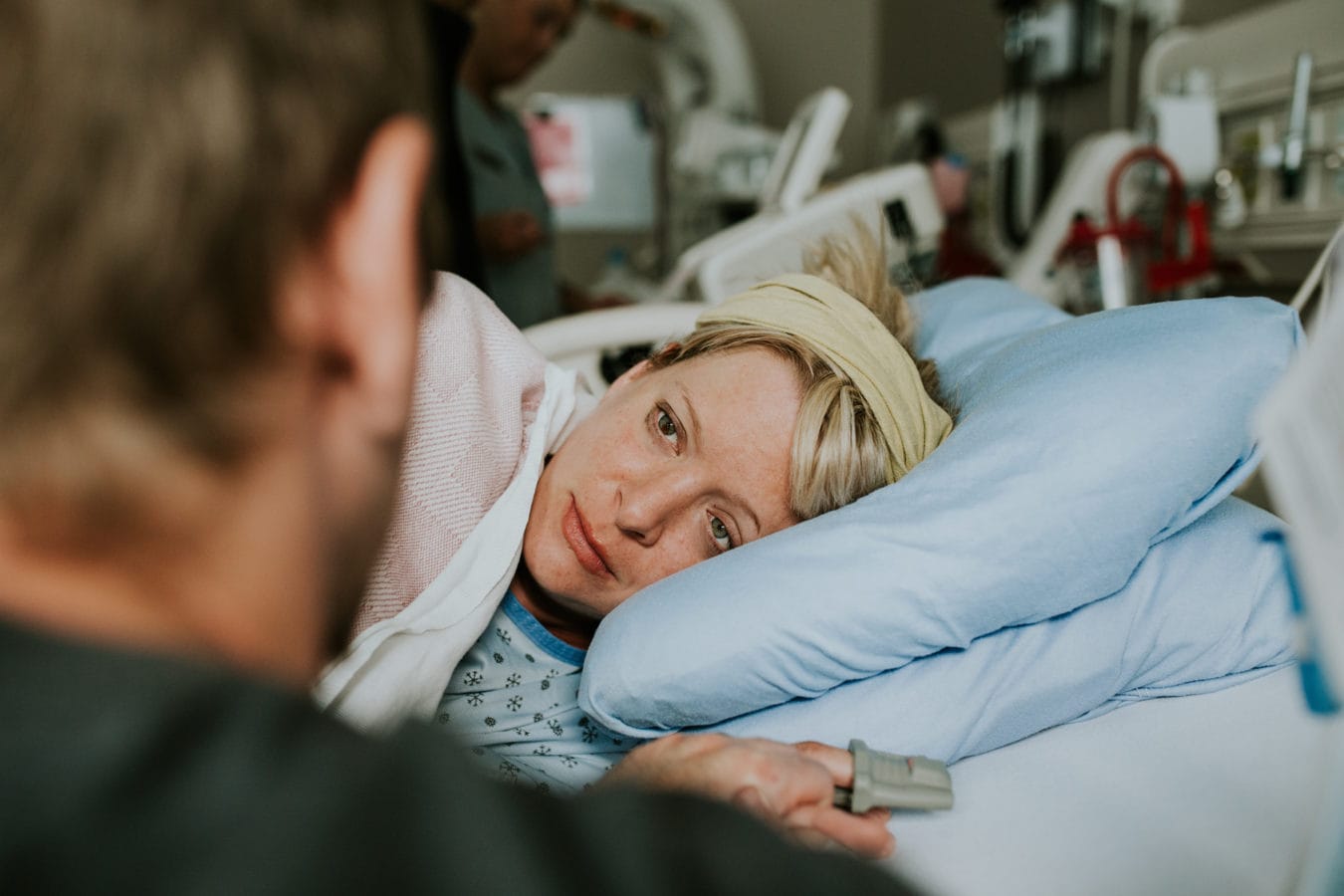 Kelowna hospital birth photography by Krista Evans