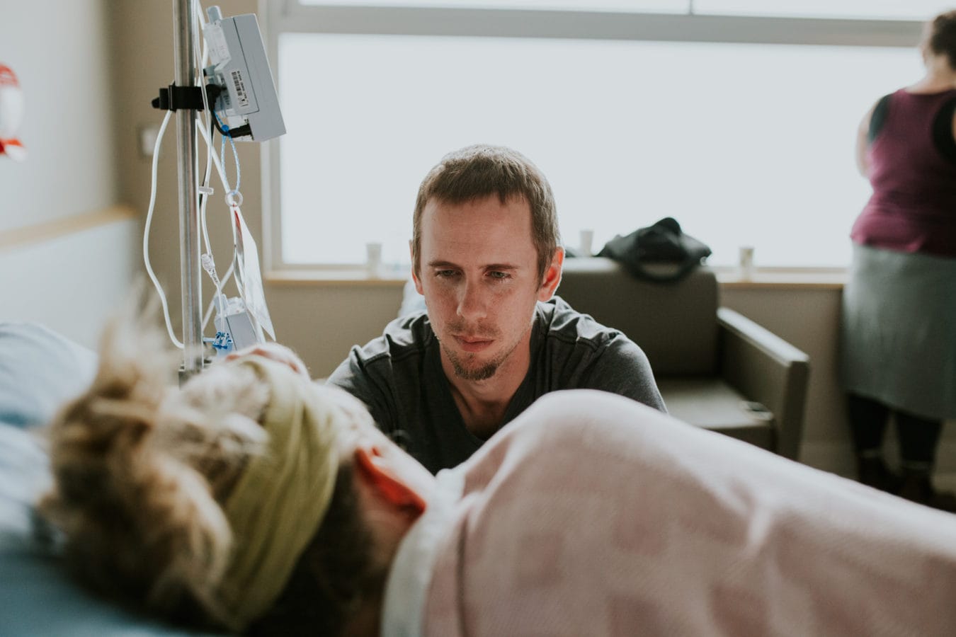 Kelowna hospital birth photography by Krista Evans