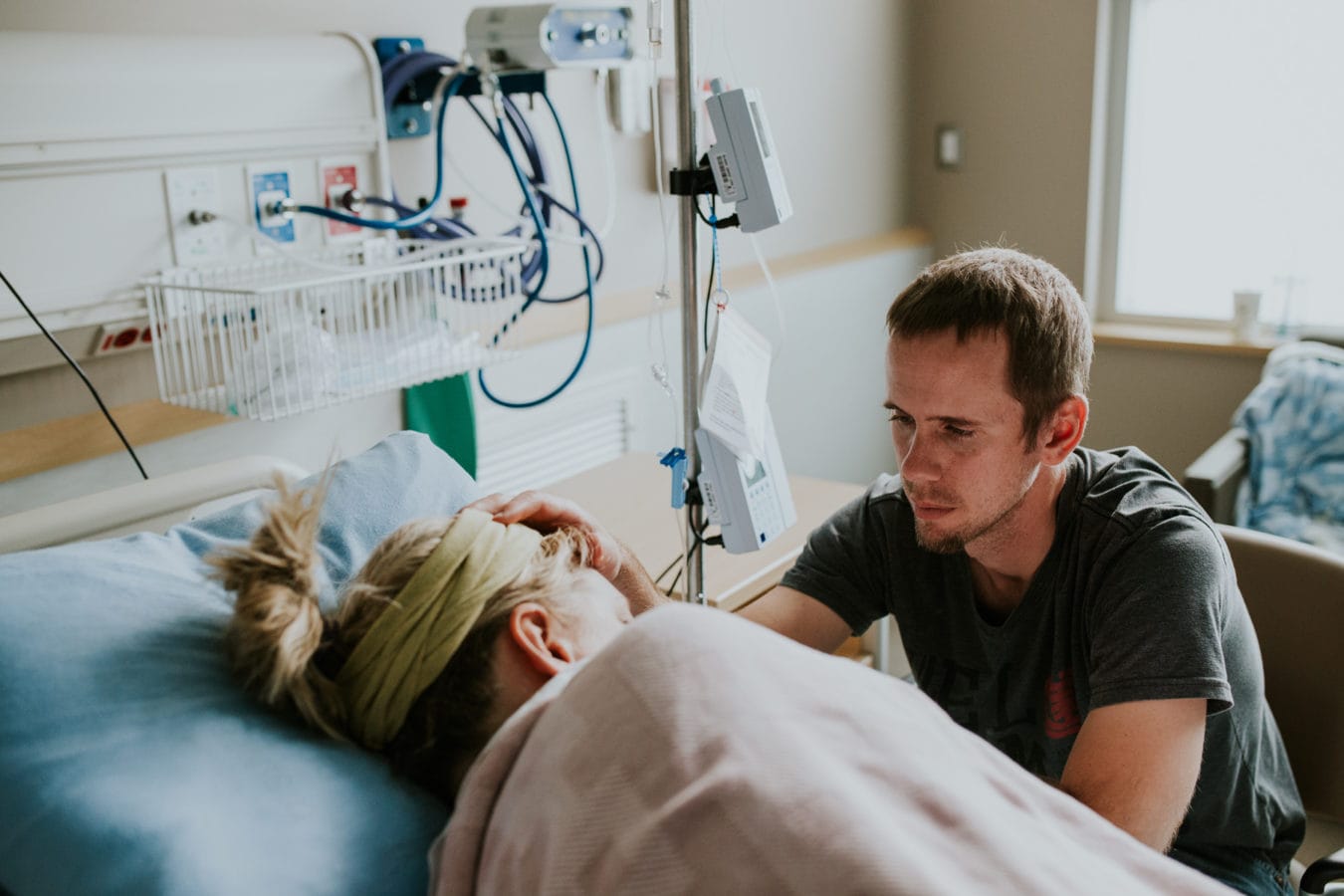 Kelowna hospital birth photography by Krista Evans