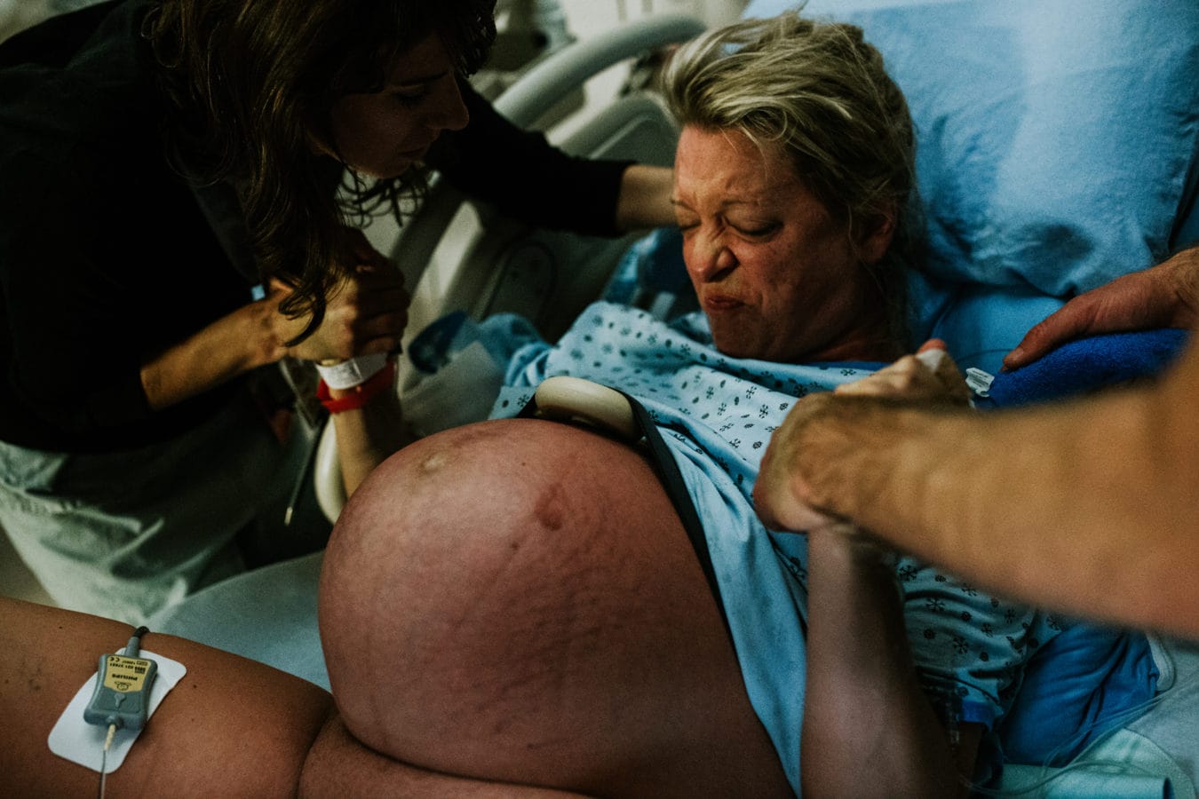 Kelowna hospital birth photography by Krista Evans