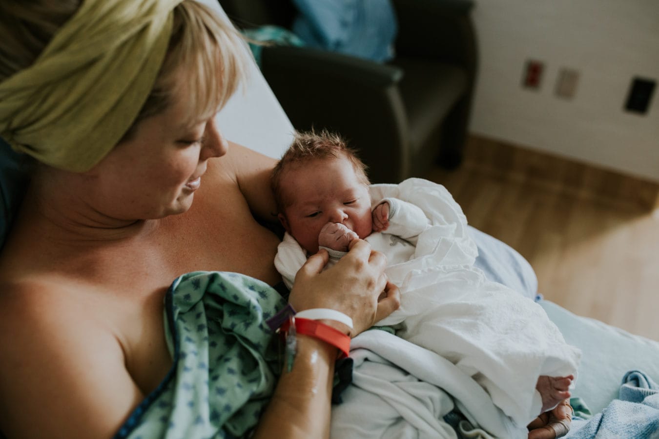 Kelowna hospital birth photography by Krista Evans