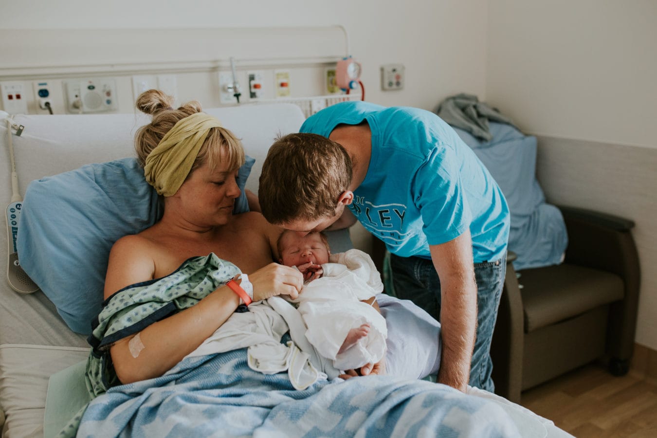 Kelowna hospital birth photography by Krista Evans