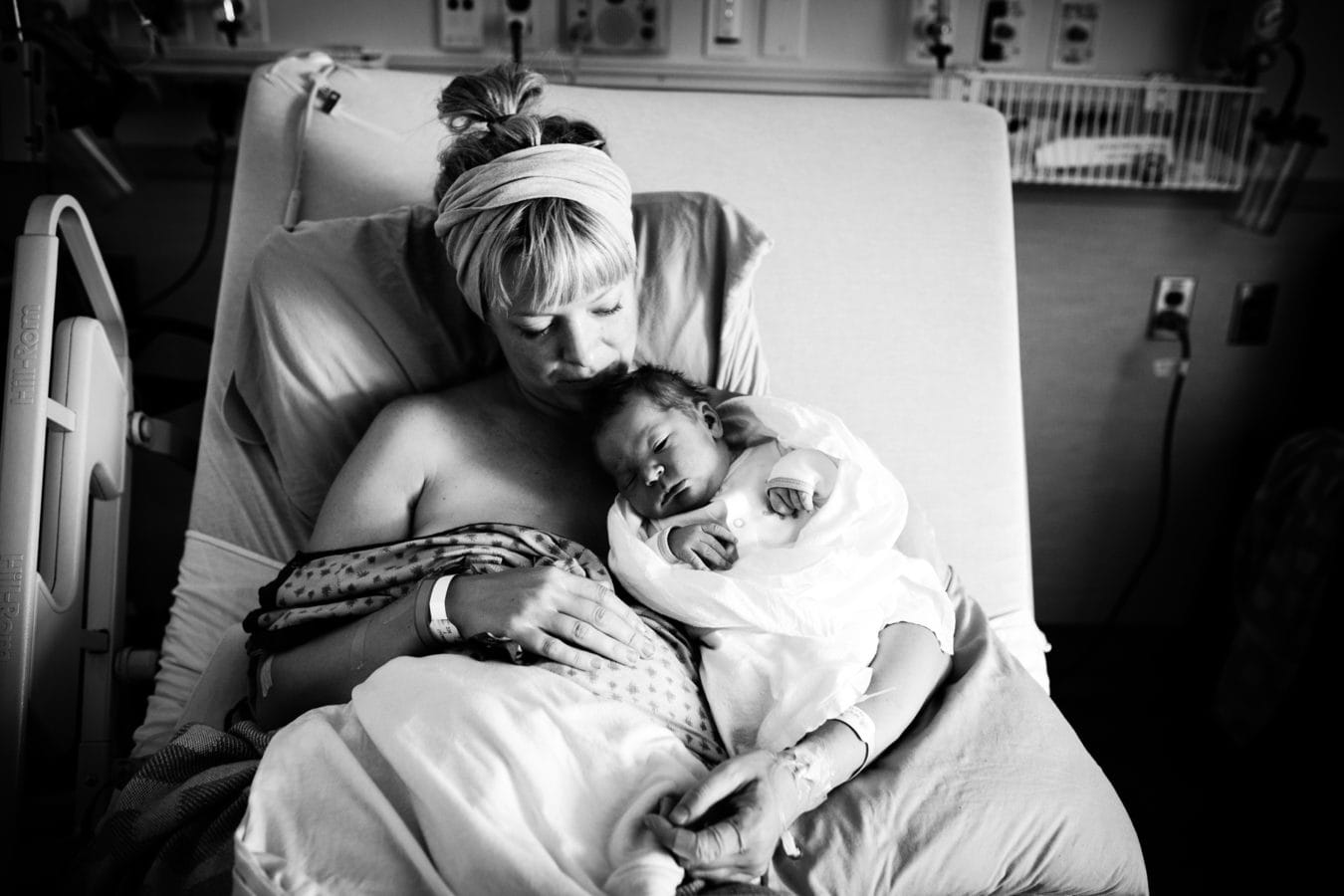 Kelowna hospital birth photography by Krista Evans