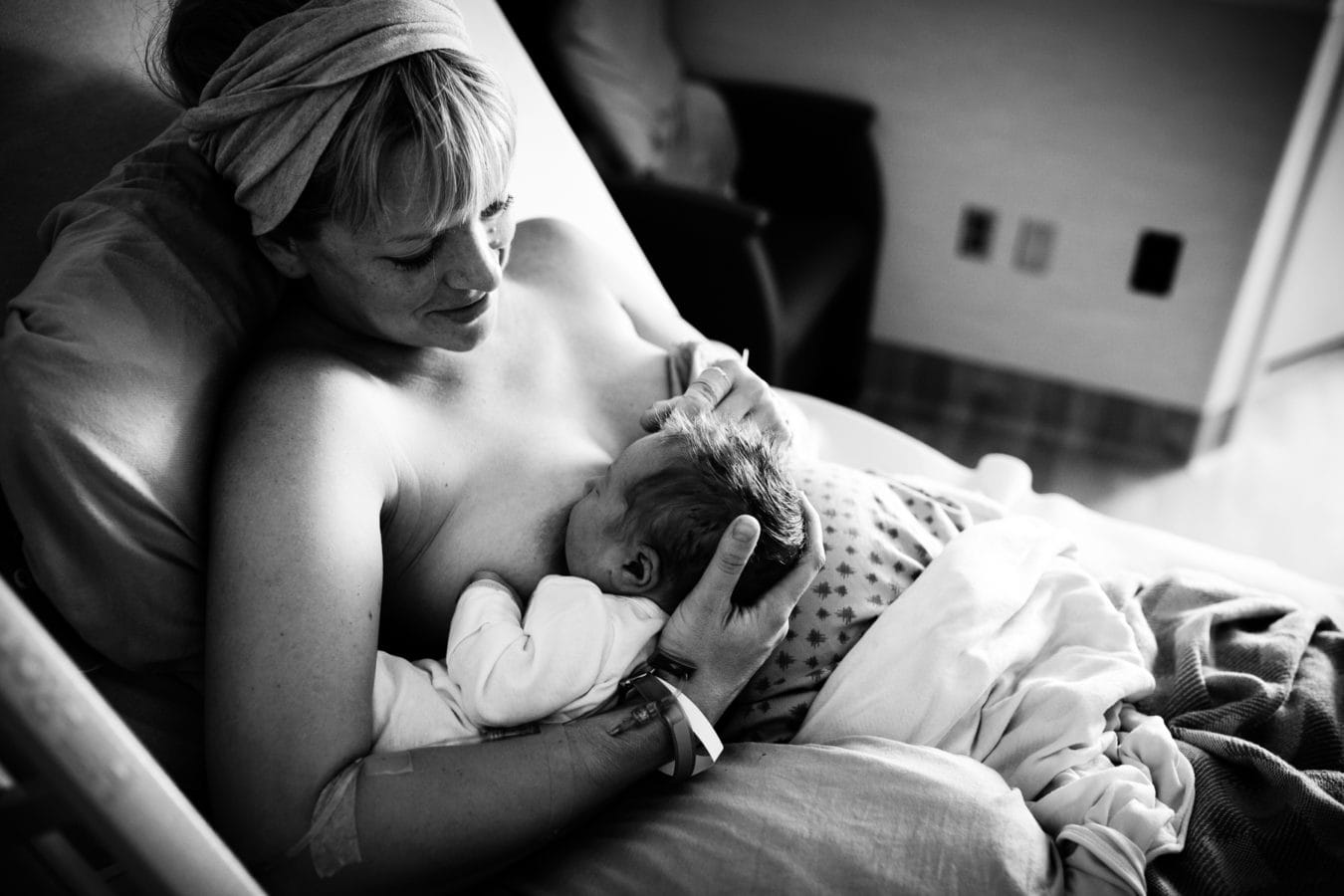Kelowna hospital birth photography by Krista Evans