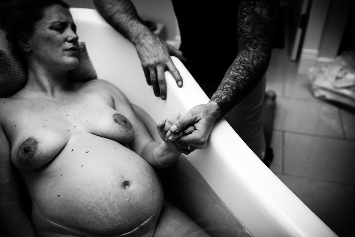 Vernon home birth photography by Krista Evans