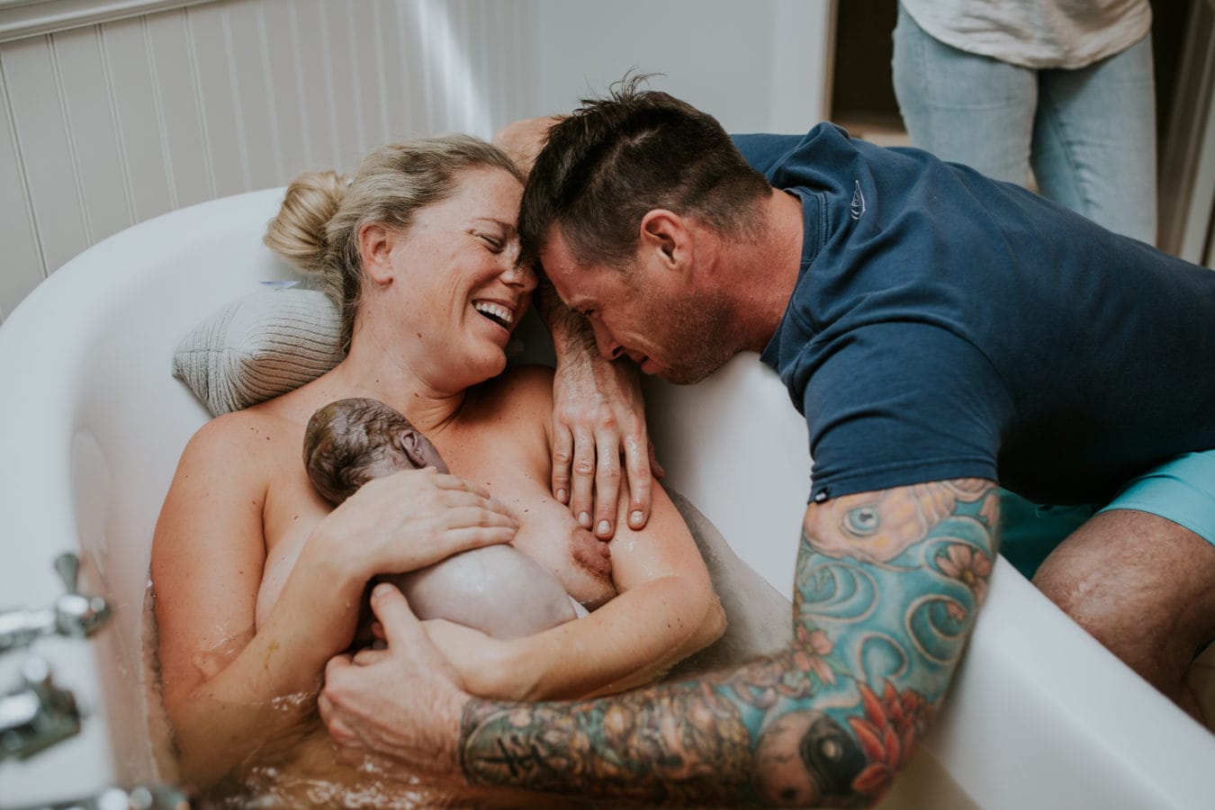 Vernon home birth photography by Krista Evans