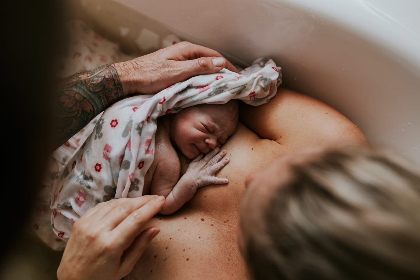 Vernon home birth photography by Krista Evans