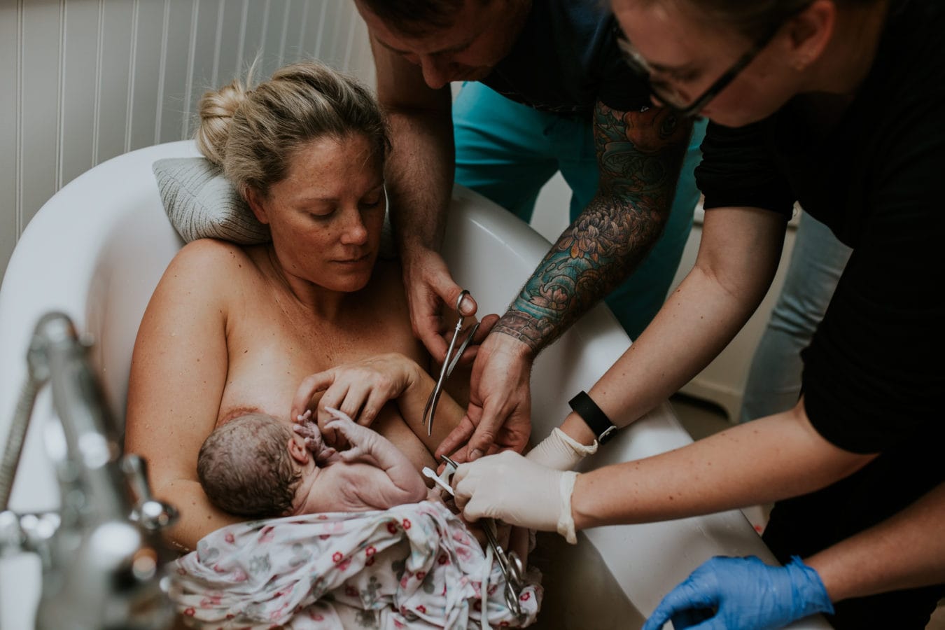 Vernon home birth photography by Krista Evans