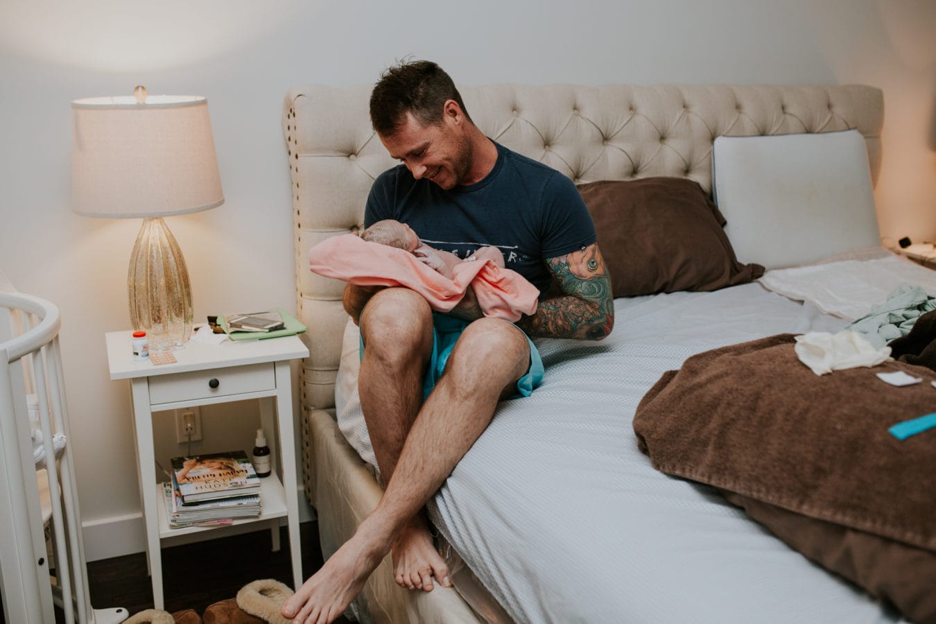 Vernon home birth photography by Krista Evans