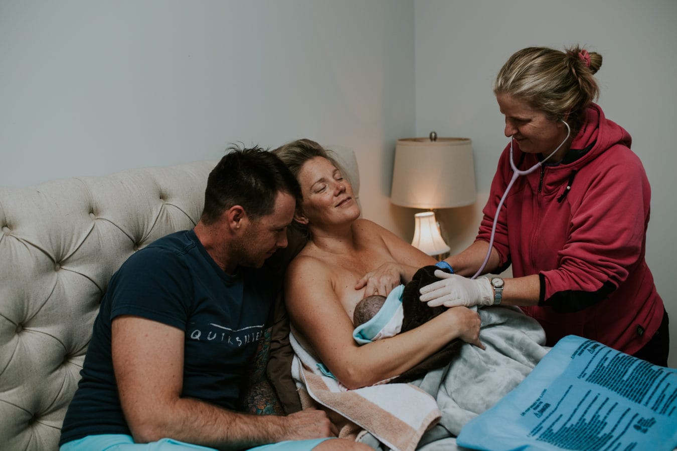 Vernon home birth photography by Krista Evans