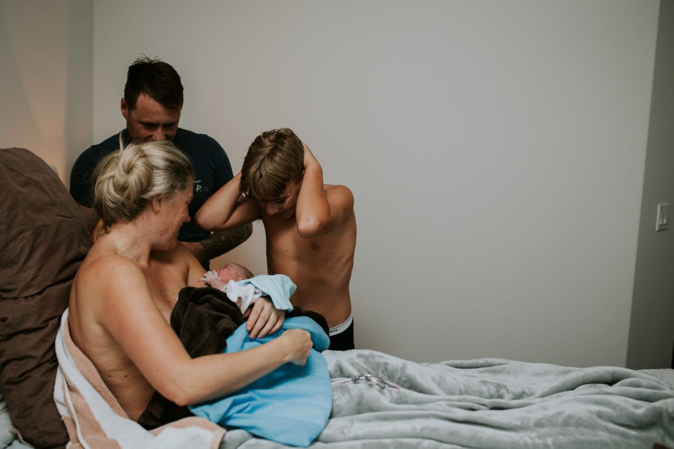 Vernon home birth photography by Krista Evans