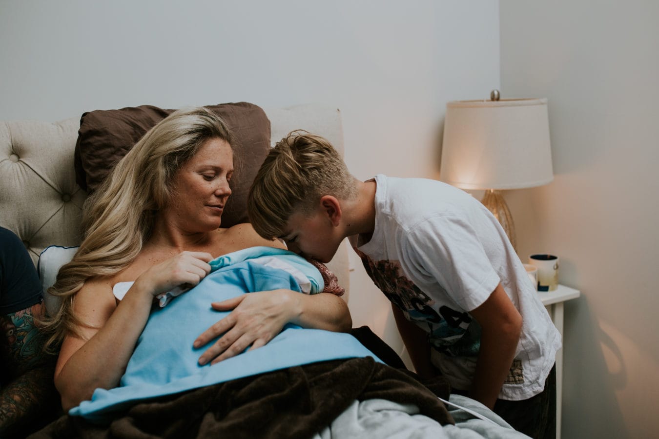 Vernon home birth photography by Krista Evans