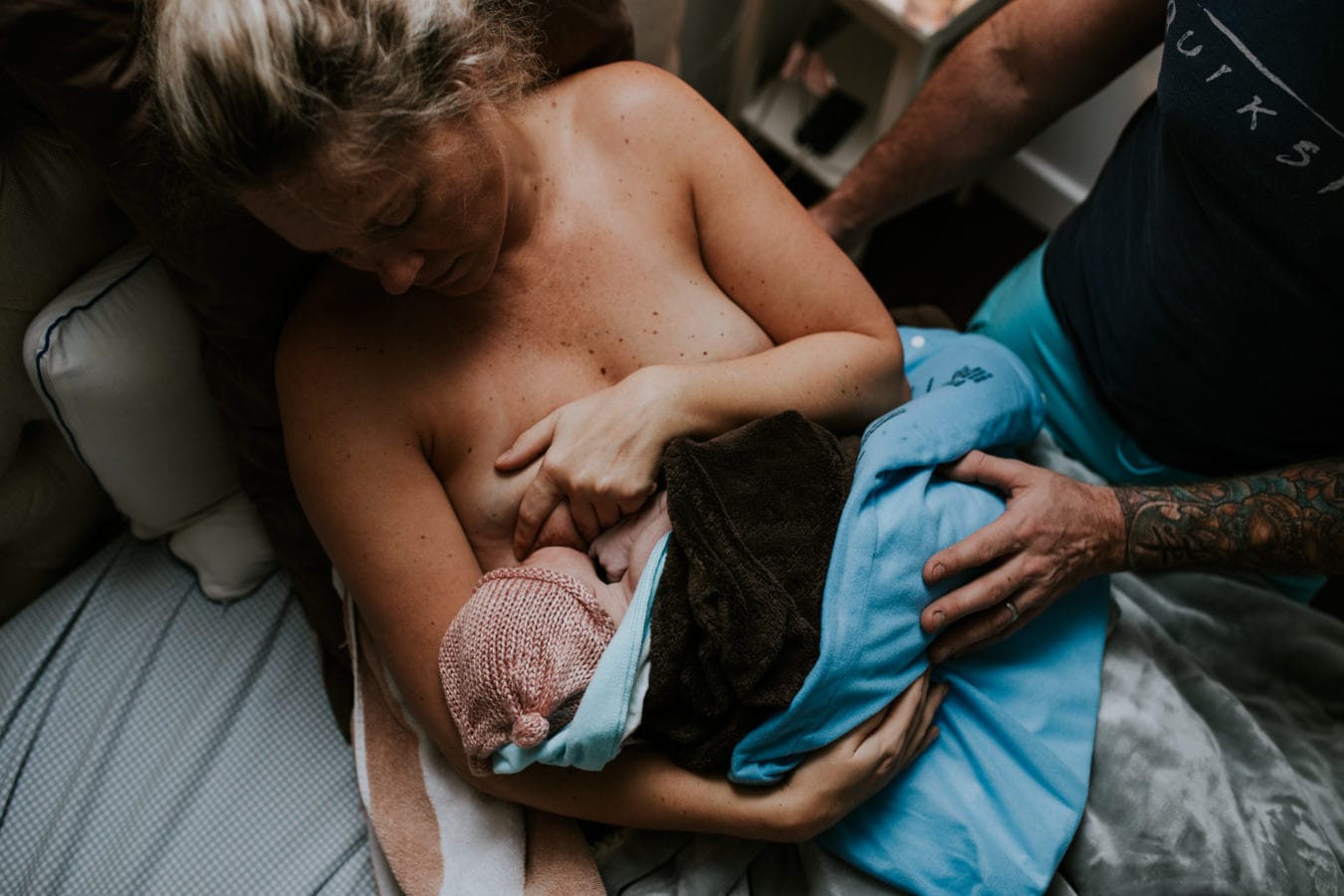 Vernon home birth photography by Krista Evans